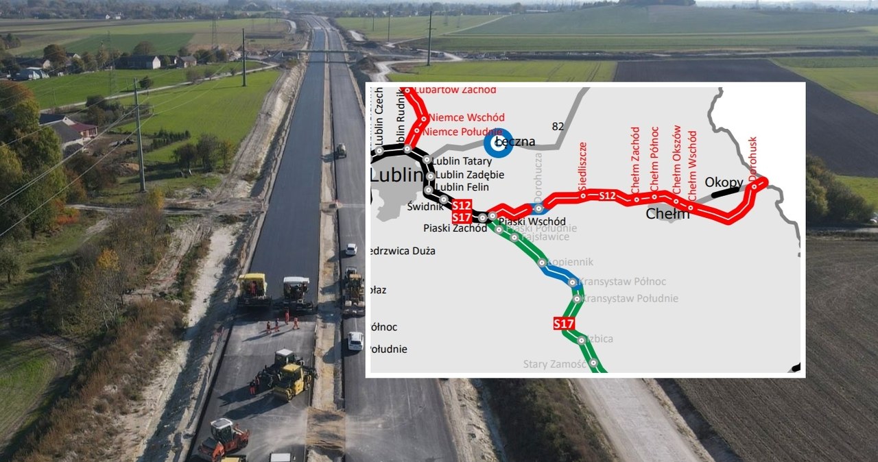 Jak idzie budowa obwodnicy Chełma w ciągu S12? /GDDKiA