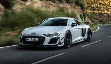 Jak odchodzić, to bokiem. Oto Audi R8 Coupe GT RWD. 620 KM i napęd na tył