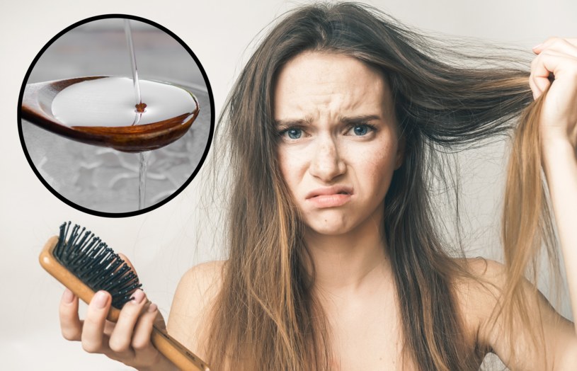 Jak odżywić zmęczone włosy? Olej kokosowy zagwarantuje im blask i wzmocni je od środka /Pixel