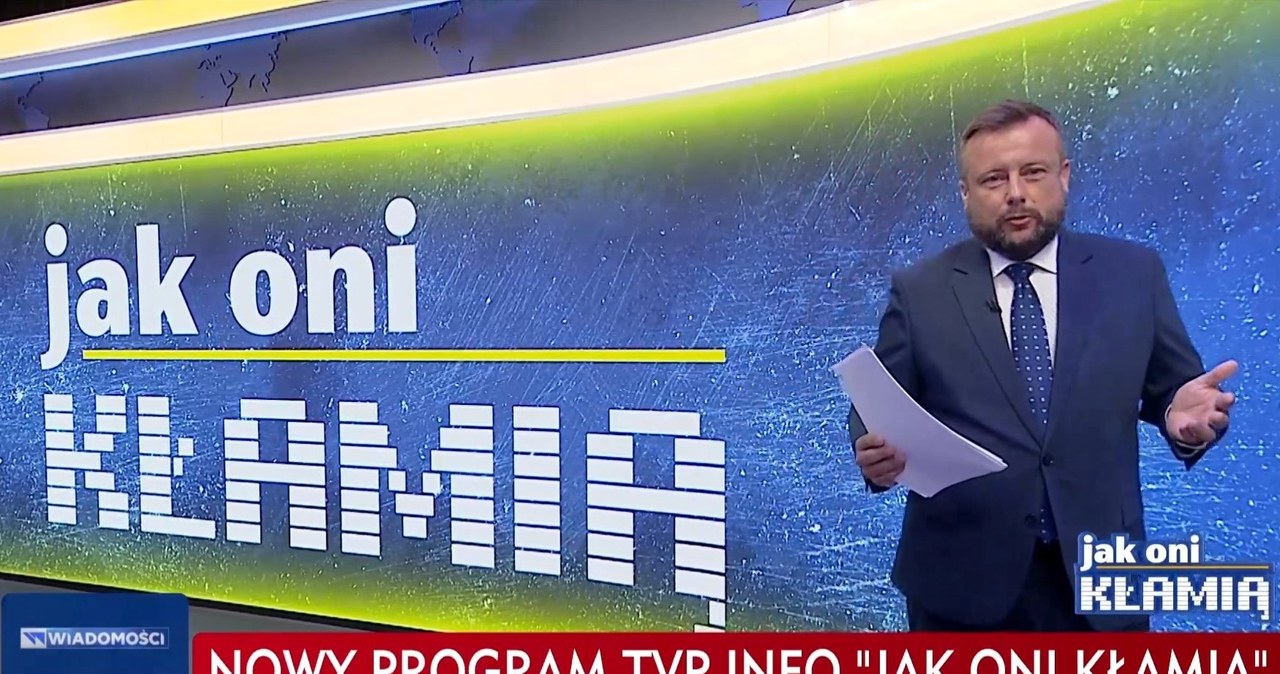 Jak oni kłamią - nowy program TVP Info /materiał zewnętrzny