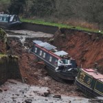 "Jak po wybuchu bomby". Gigantyczna dziura na kanale w Anglii