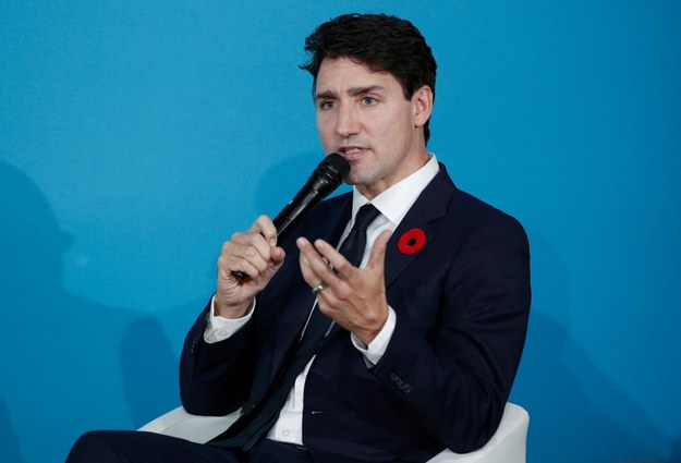 Jak podkreśliła agencja The Canadian Press, Trudeau jest pierwszym zachodnim przywódcą, który potwierdził oficjalnie, że służbom wywiadowczym udostępniono to nagranie /YOAN VALAT / POOL /PAP/EPA