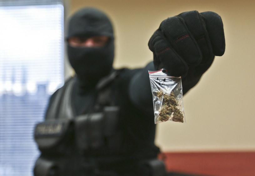 Jak przebiega policyjny test na obecność narkotyków? /PIOTR JEDZURA/REPORTER /Agencja SE/East News