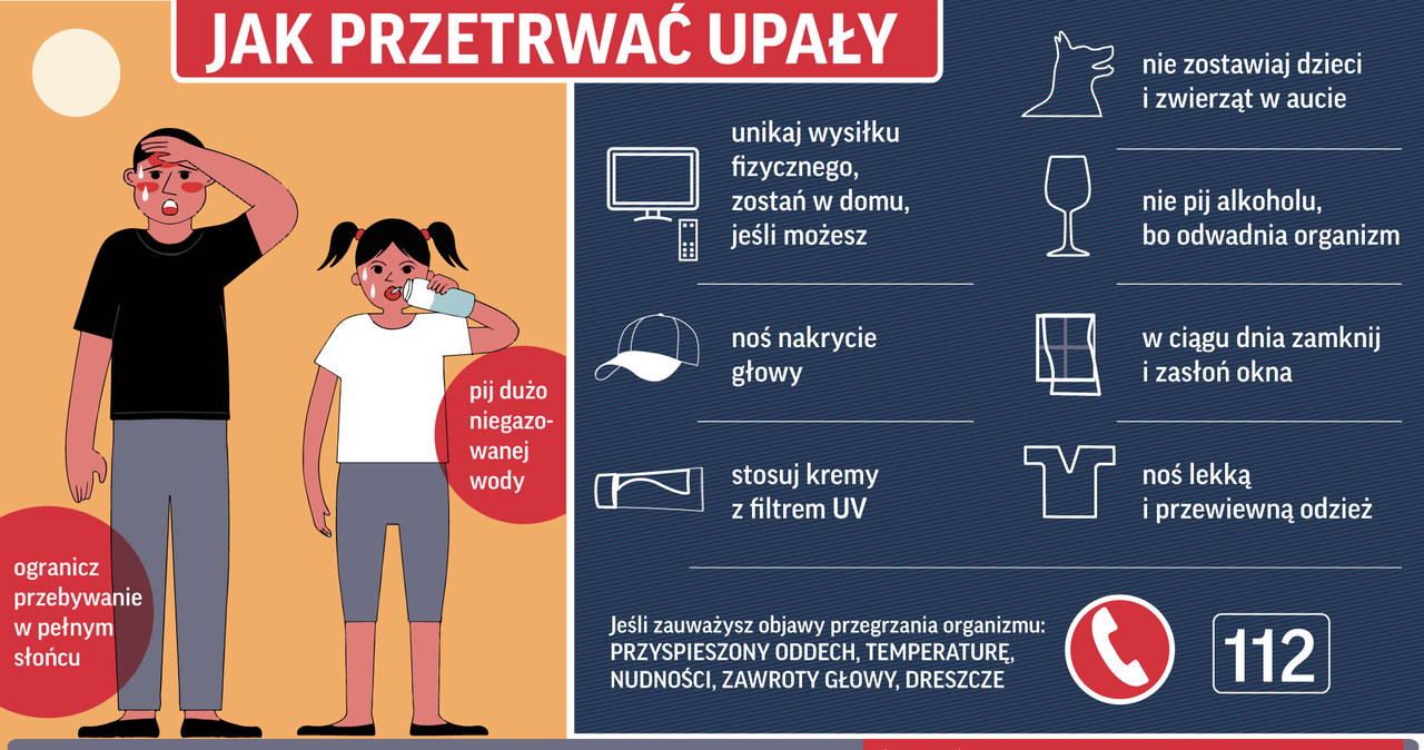 Jak przetrwać upał /RCB /materiały prasowe