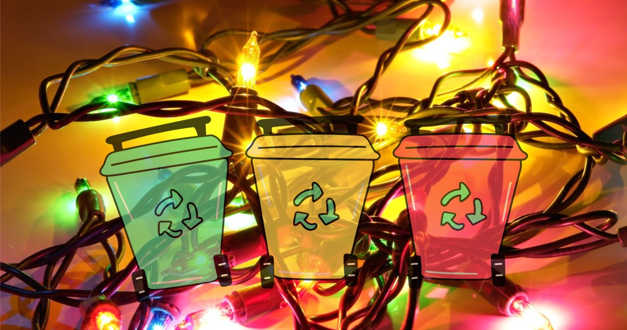 Jak segregować odpady po świętach? Gdzie wyrzucić sztuczną choinkę, a gdzie papier prezentowy? /Picsel/CanvaPro /Pixel