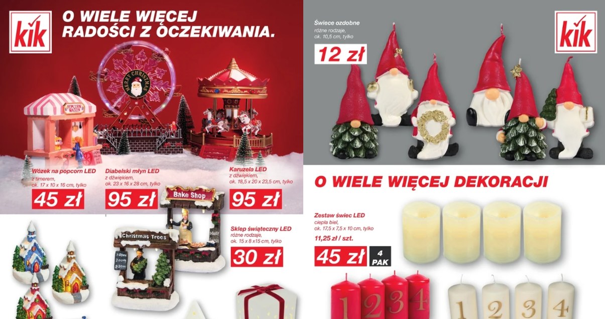 Jak stworzyć spójną aranżację świąteczną z KiK /KiK /INTERIA.PL