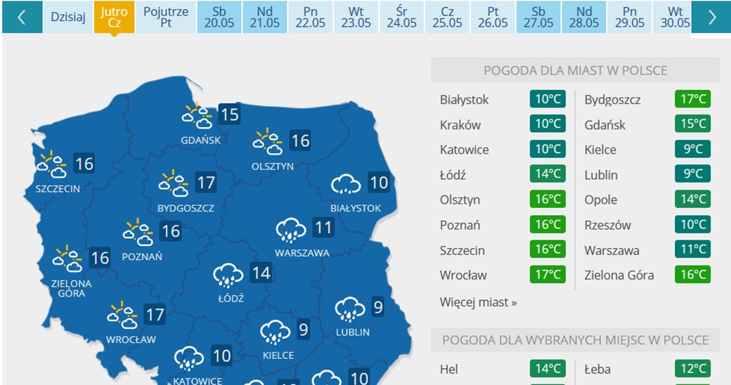 Jak wyjaśnić różnice temperatury pomiędzy wschodnią a zachodnią częścią kraju? (pogoda.interia.pl) /INTERIA.PL
