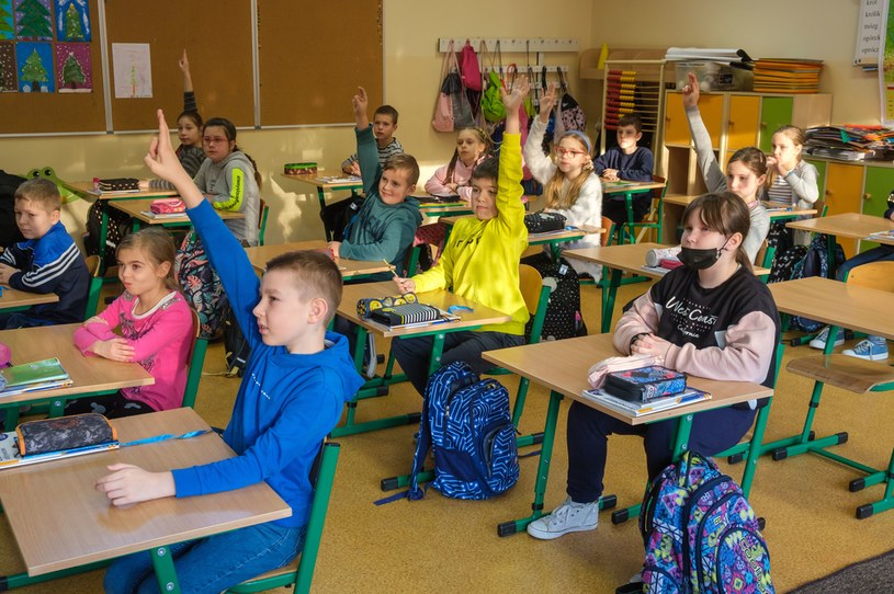Jak z perspektywy Ministerstwa Edukacji i Nauki wygląda przyjmowanie ukraińskich uchodźców do polskich szkół? /Agencja FORUM