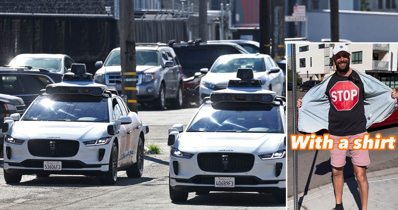 Jak zatrzymać samochód autonomiczny? Wystarczy podkoszulek /Getty Images