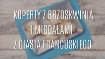 Jak zrobić koperty z brzoskwinią i migdałami?