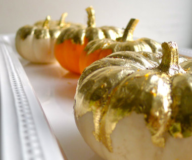Jak zrobić złocone dynie na Halloween?