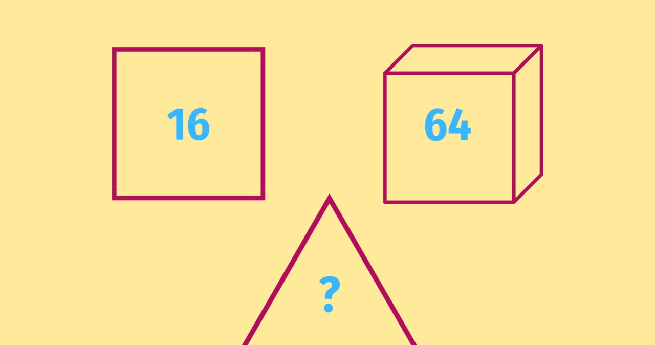 Jaka liczba pasuje do trójkąta? Sprawdź, czy dasz radę rozwiązać tę zagadkę. /materiały własne /INTERIA.PL