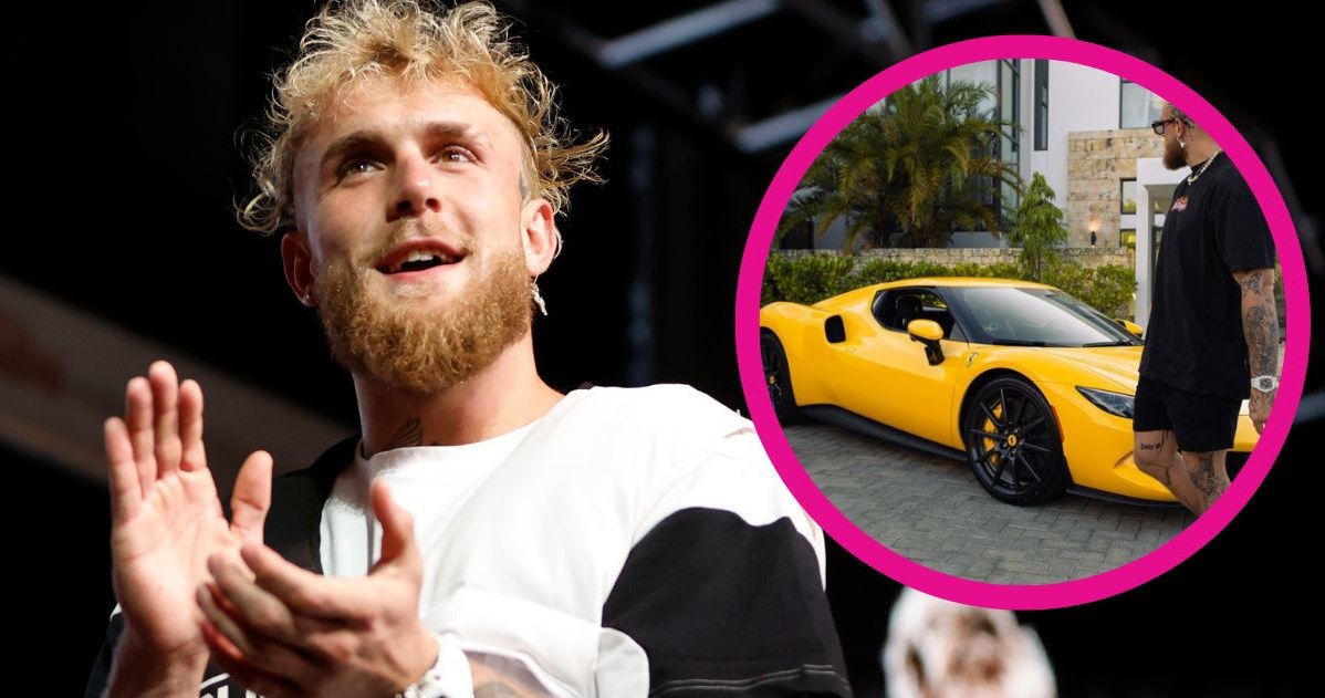 Jake Paul pokazał kolekcję aut /Chris Coduto / Stringer/ Instagram: @jakepaul /Getty Images