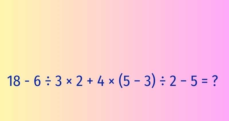 Jaki jest prawidłowy wynik tej zagadki matematycznej? /Materiały własne /INTERIA.PL