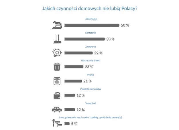 Jakich czynności domowych nie lubią Polacy? /bm.pl /RMF24