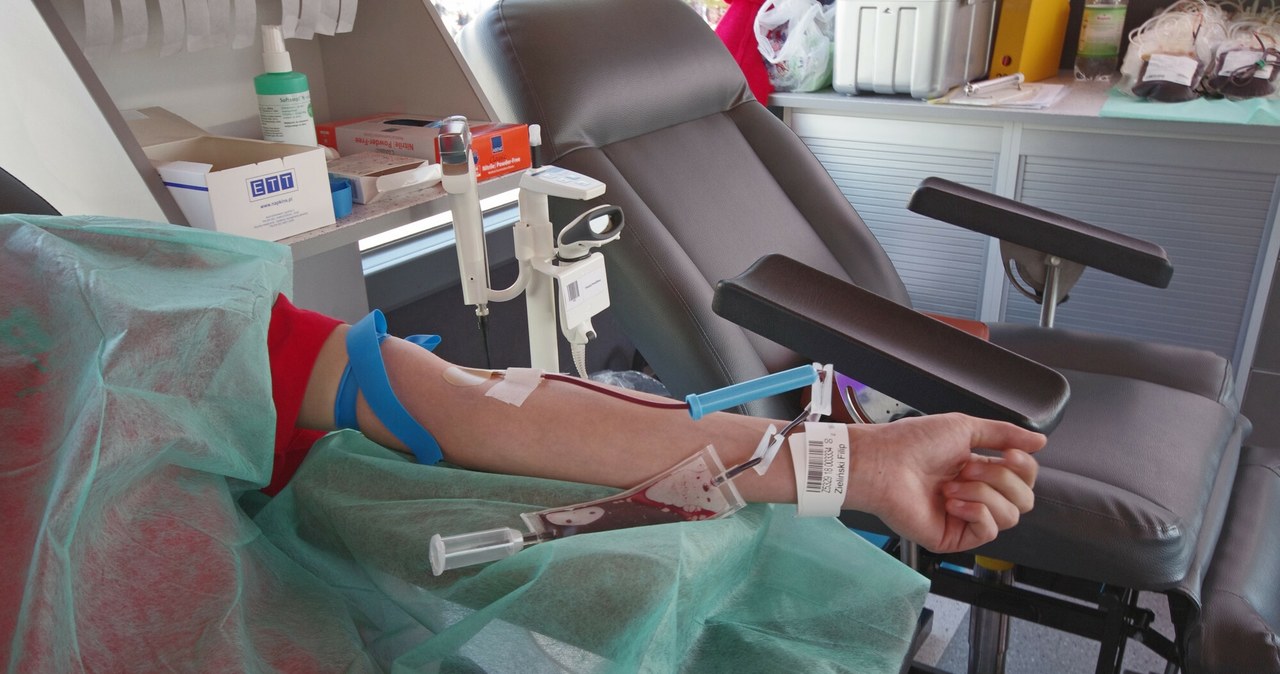Jakie korzyści ma dawca z oddawania krwi? /Marek Bazak /East News