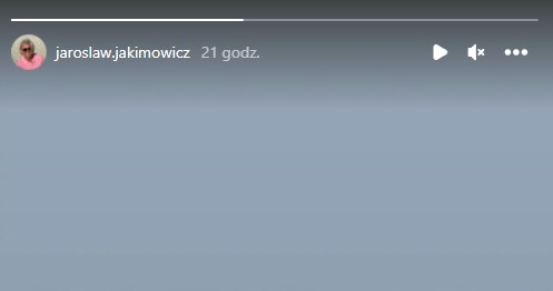Jakimowicz - relacja na Instagramie /@jaroslaw.jakimowicz /Instagram