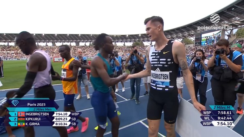 Jakob Ingebrigtsen pobił rekord świata w biegu na 2 mile. WIDEO