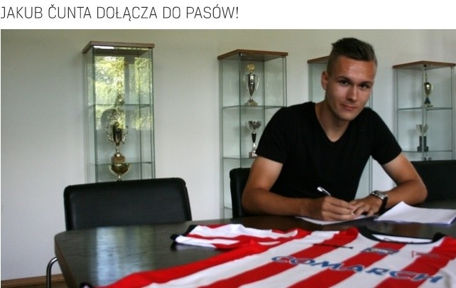 Jakub Czunta podpisał kontrakt z Cracovią /AFP