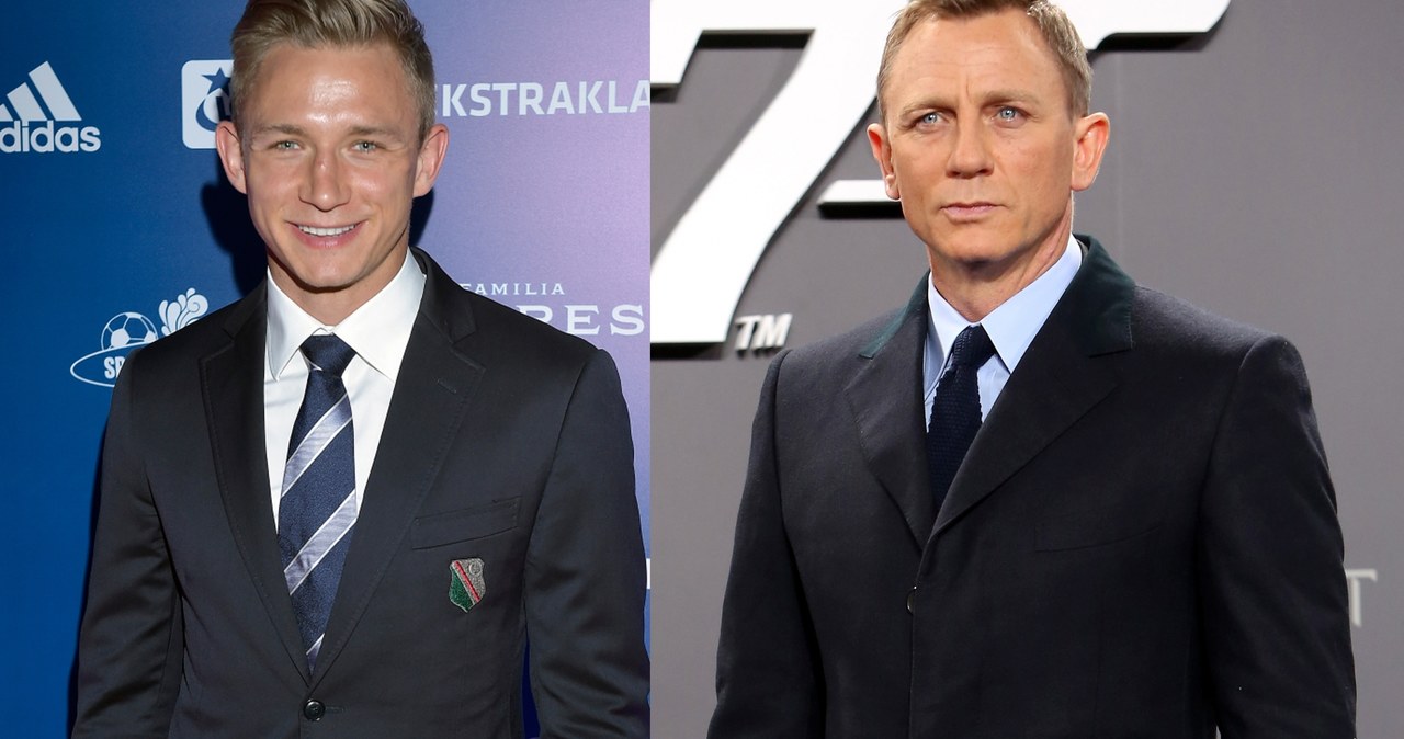 Jakub Rzeźniczak vs Daniel Craig /Mieszko Piętka/AKPA, Adam Berry/Getty Images /