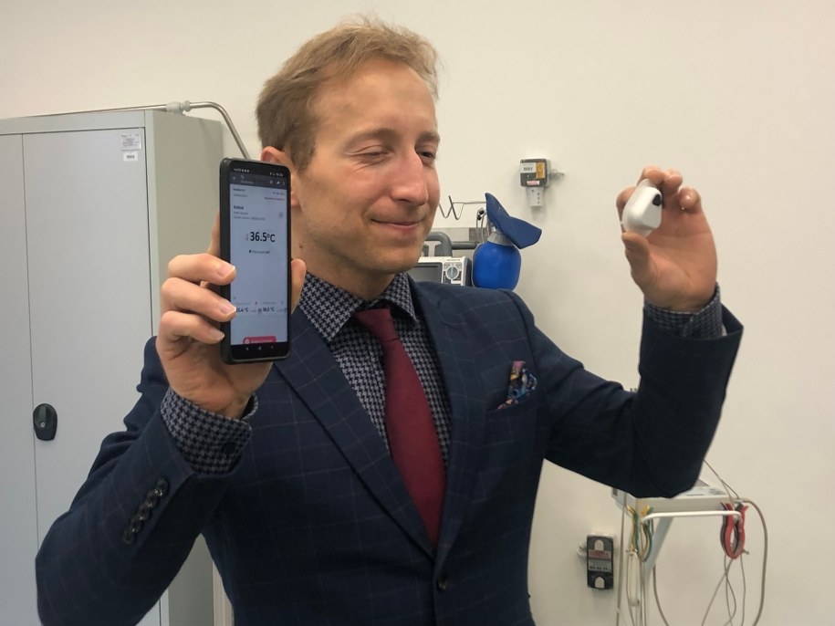 Jakub Szczerba, autor wynalazku /Anna Kropaczek /RMF FM