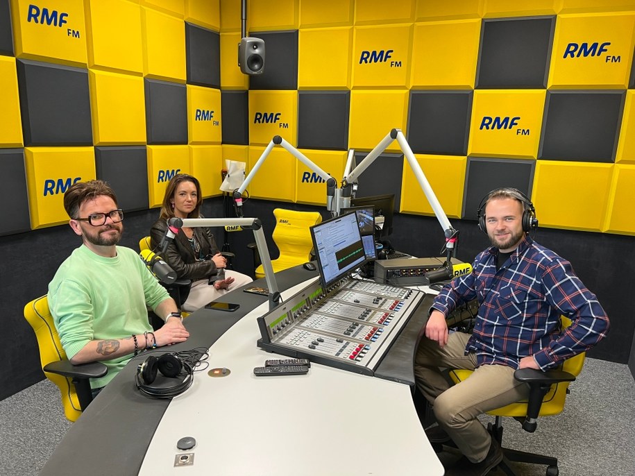 Jakub Tylman, Agnieszka Gorączka i Mateusz Chłystun /Karolina Bereza /RMF FM