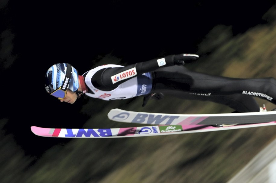 Jakub Wolny zajął drugie miejsce w konkursie Pucharu Kontynentalnego w skokach narciarskich w fińskiej Ruce / 	Grzegorz Momot    /PAP