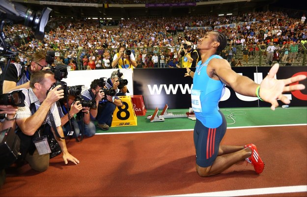 Jamajczyk Yohan Blake, wicemistrz olimpijski z Londynu na 100 i 200 m /JULIEN WARNAND /PAP/EPA