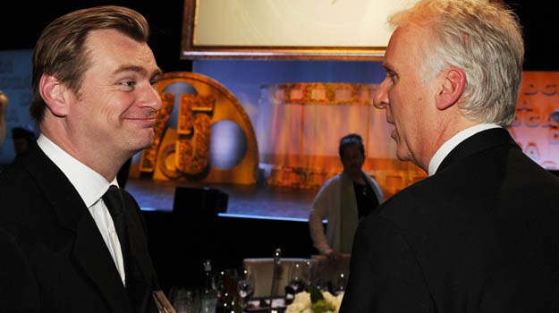 James Cameron (P) podziela rozczarowanie Christophera Nolana (L) - fot. Kevin Winter /Getty Images/Flash Press Media