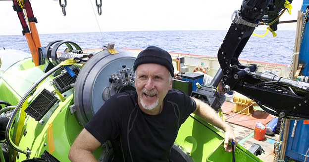 James Cameron w specjalnie zaprojektowanym okręcie podwodnym /AFP