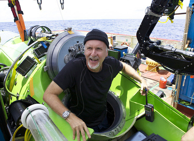 James Cameron w specjalnie zaprojektowanym okręcie podwodnym /&copy; Panthermedia