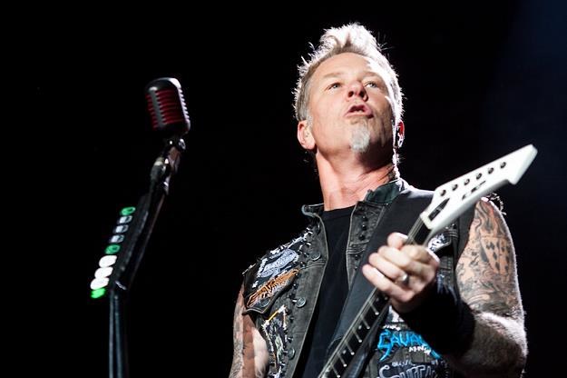 James Hetfield (Metallica) na Sonisphere 2012 /fot. Bartosz Nowicki