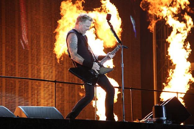 James Hetfield (Metallica) w Pradze /Oficjalna strona zespołu
