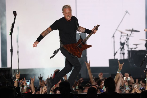 James Hetfield na koncercie w Hiszpanii /KIKO HUESCA /PAP/EPA