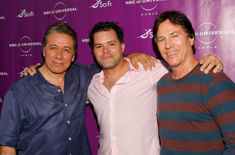 James Olmos, Aaron Douglas oraz Richard Hatch w 2006 roku. /Mark Davis /Getty Images