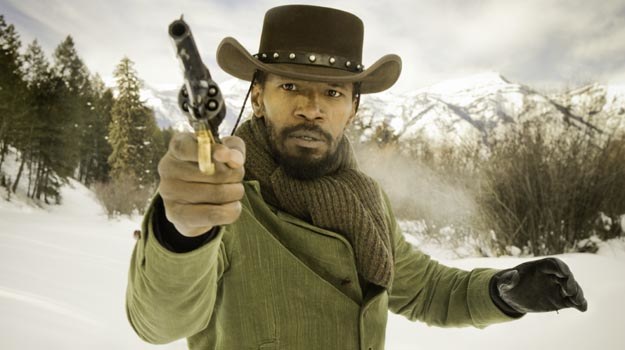 Jamie Foxx jako Django Freeman w westernie Quentina Tarantino. /materiały dystrybutora