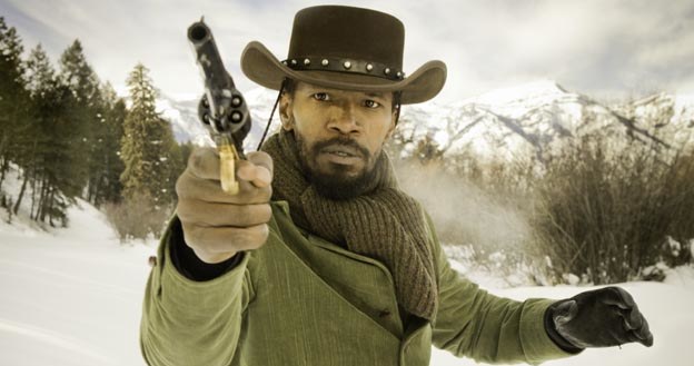 Jamie Foxx jako Django Freeman w westernie Quentina Tarantino. /materiały dystrybutora