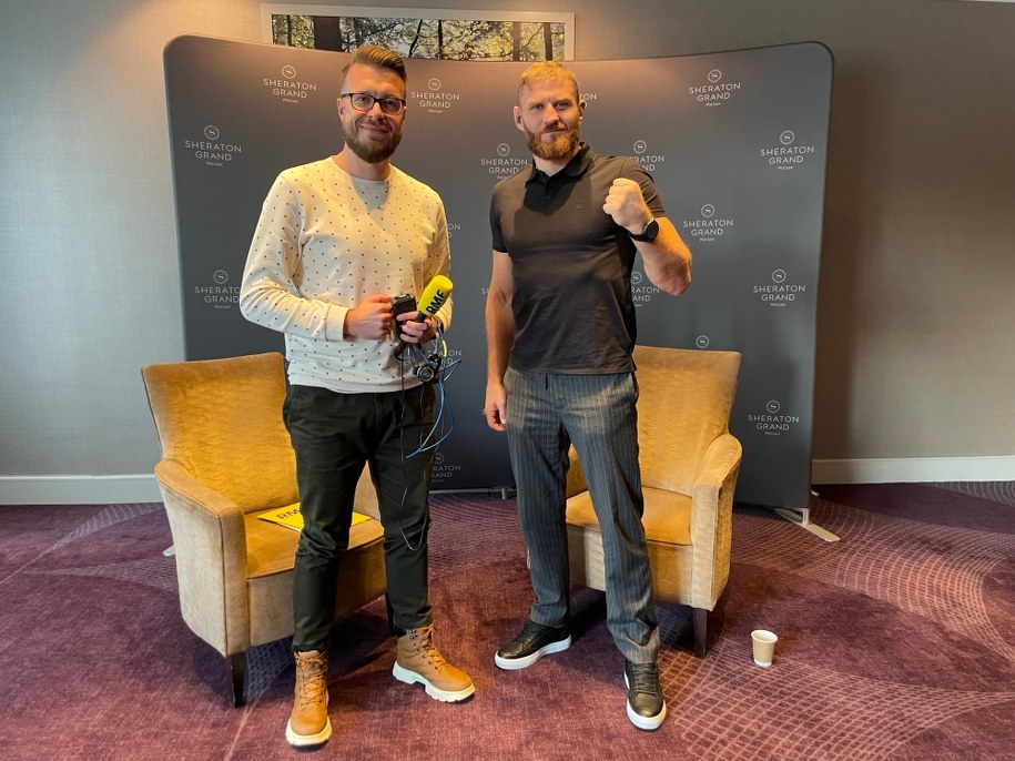 Jan Błachowicz (z prawej) i Paweł Pawłowski /RMF FM