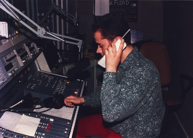 Jan Burda w studiu RMF FM /Archiwum RMF FM