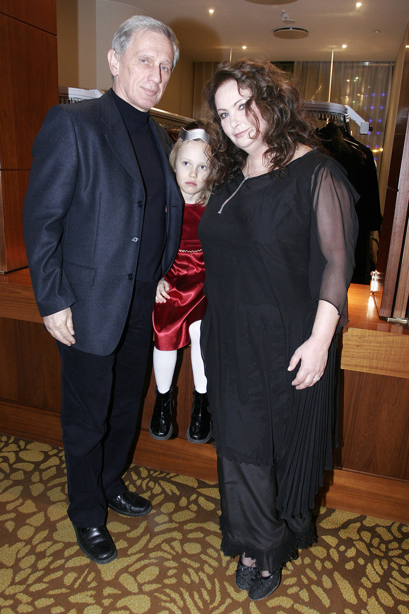 Jan Englert z córką Heleną i Anna Dymna, 2007 rok /AKPA