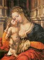 Jan Gossaert, Maria z dzieckiem, ok. 1527 /Encyklopedia Internautica