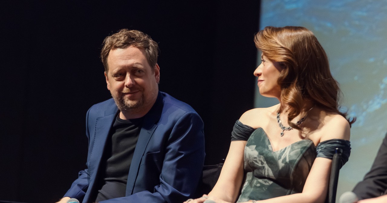 Jan Holoubek i Magdalena Różczka - światowa premiera serialu "Heweliusz" w Szczecinie, fot. Marcin Oliva Soto /Netflix /materiały prasowe