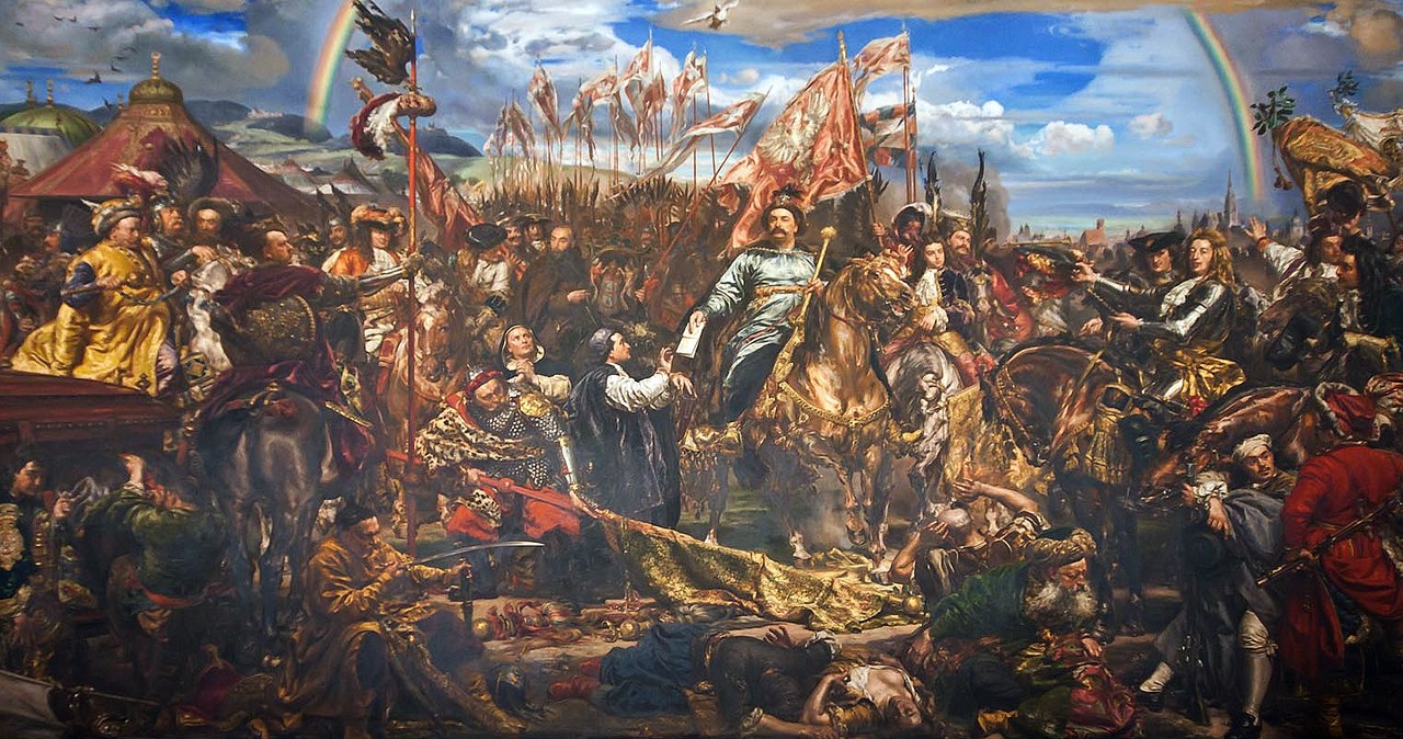 Jan III Sobieski wysyła wiadomość o zwycięstwie papieżowi Innocentemu XI (Jan Matejko) /Wikimedia