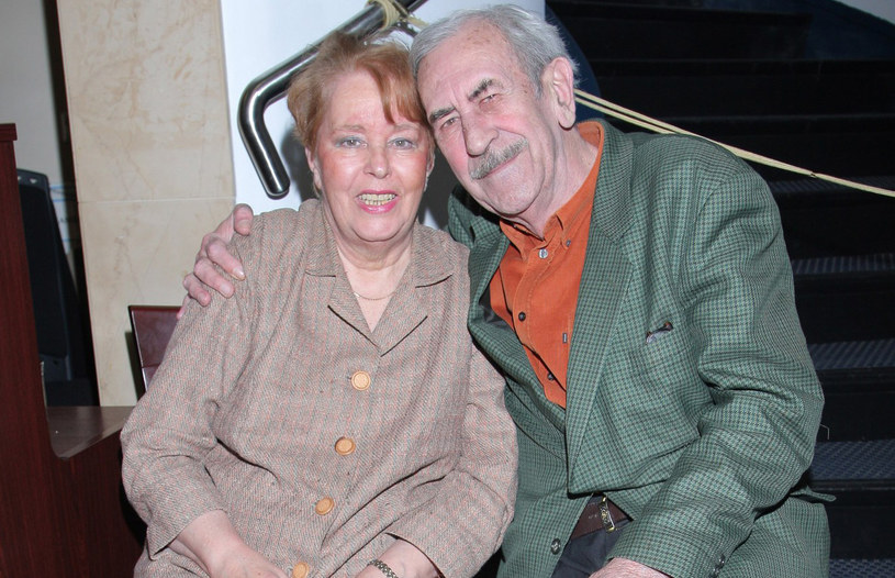 Jan Kobuszewski z żoną Hanną Zembrzuską /Tricolors /East News