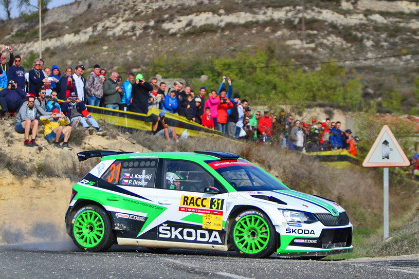 Jan Kopecky I Pavel Dresler (Fabia R5) zdobyli czwarte z rzędu, a piąte w sumie, korony mistrzów Czech /Marek Wicher    /INTERIA.PL