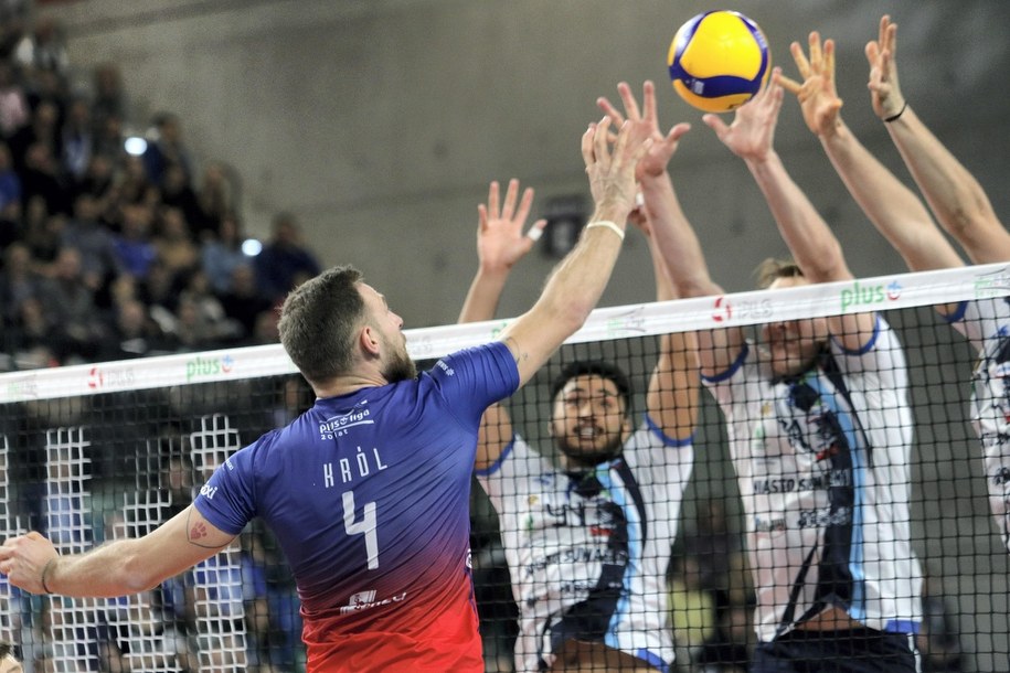 Jan Król podczas meczu PlusLigi / 	Artur Reszko    /PAP