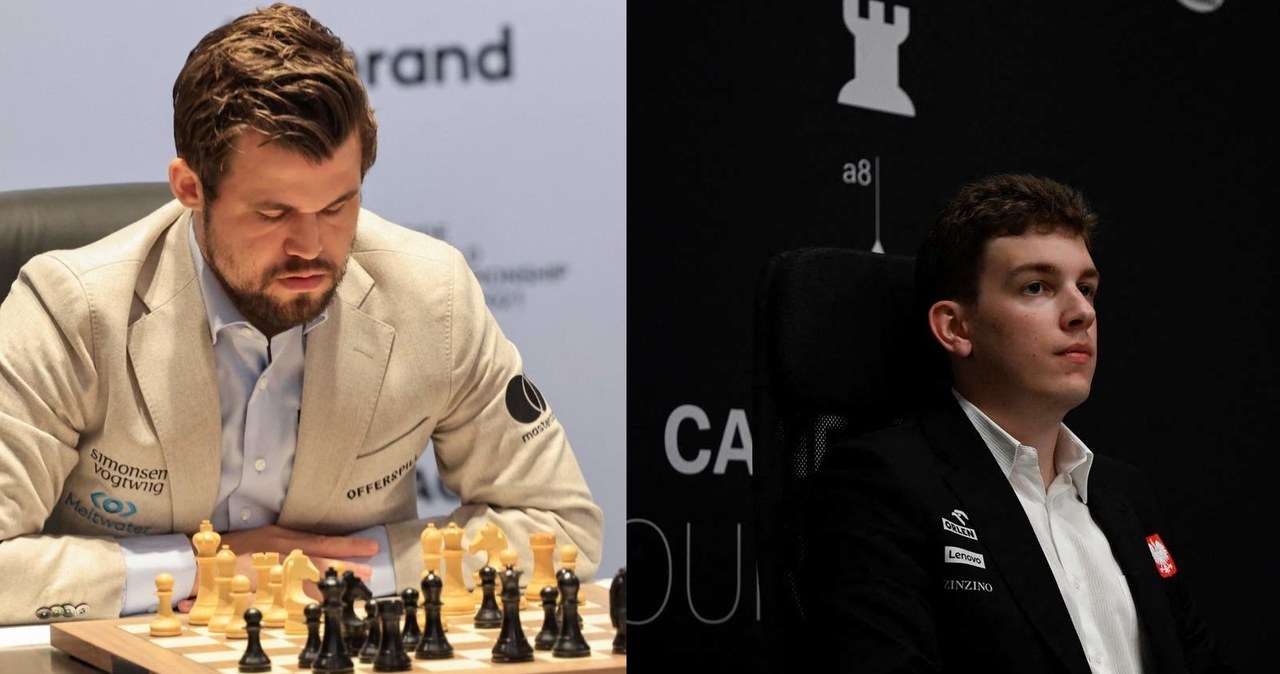 Jan-Krzysztof Duda i Magnus Carlsen /AFP