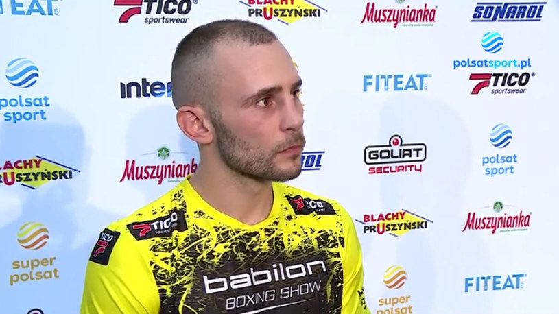 Jan Lodzik: Chcę zakończyć walkę przed czasem. WIDEO (Polsat Sport)