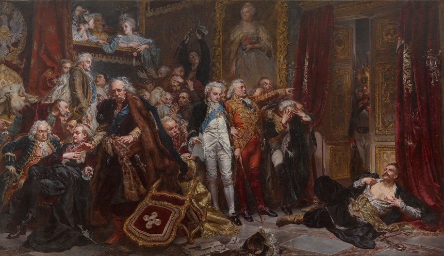 Jan Matejko "Rejtan - Upadek Polski" (1866) - Muzeum Narodowe w Krakowie (materiały prasowe) /