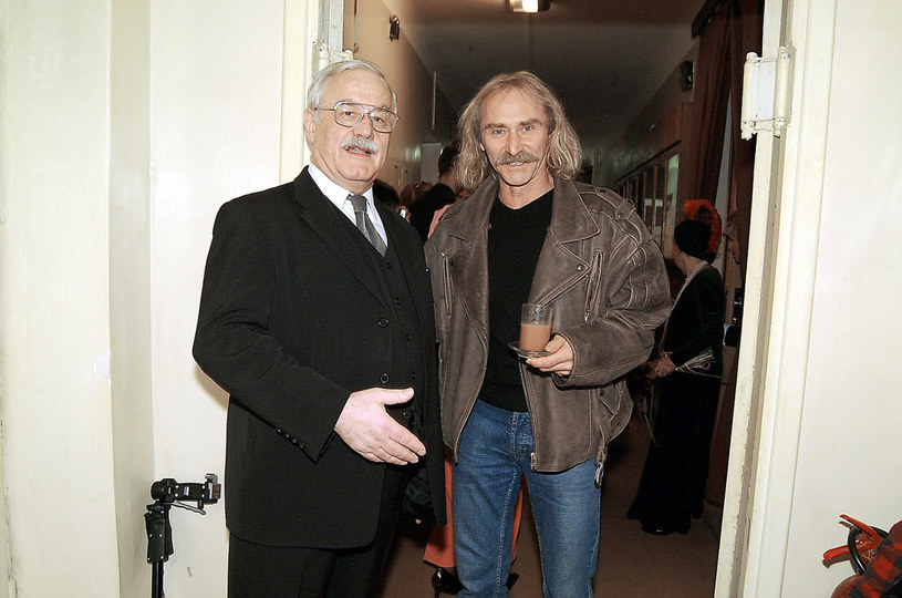 Jan Pietrzak i Jerzy Kryszak w 2003 roku /Mikulski /AKPA